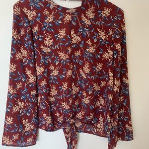 Floral Madewell Blouse